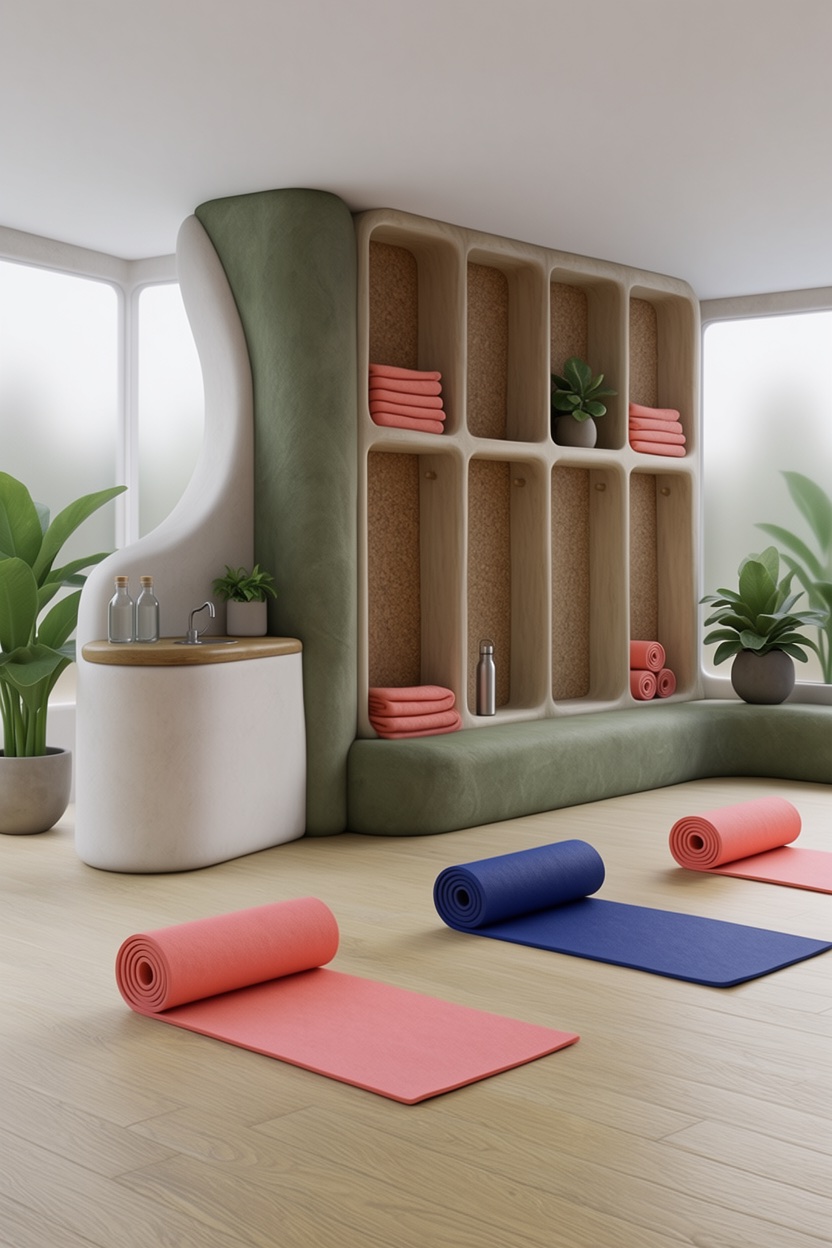 After yoga class Impressions practice environment